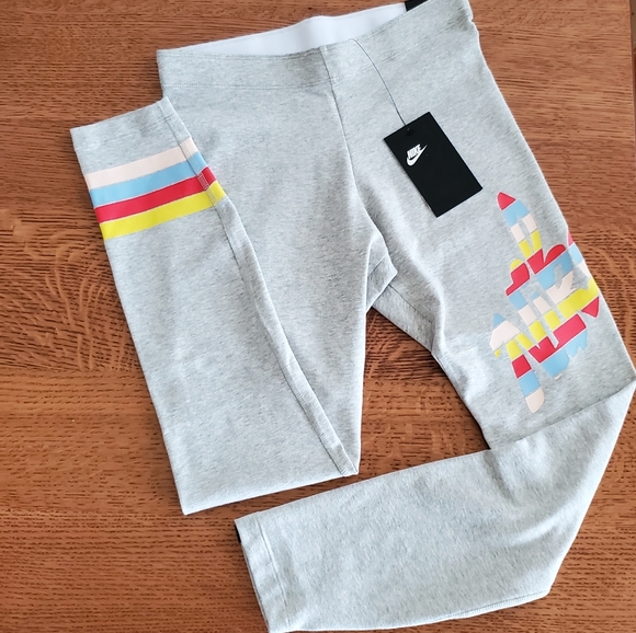 Nike Pants - Nike women's grey Tights - ⅞ length